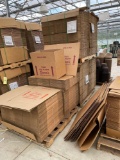 3 Pallets of Large Cardboard Boxes with Handle Holes