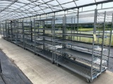 16 Slide Shelf Plant Carts