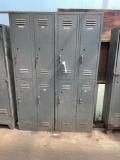 1 Section of 8 Lockers