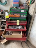 Toolbox and Contents, Wrenches, Bolt Stock Organizers