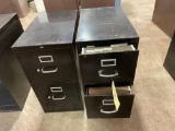 Two File Cabinets with 2 Drawers