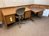 2 Desks and Office Chair