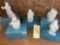 Lenox Santa and Snowman Figurines w/ Boxes