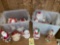 Assorted Santa Claus figurines