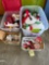 Christmas items, stuffed toys, figurines, misc.