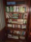 Assortment of books on bookshelf