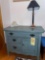 PaInted washstand - lamp and clock