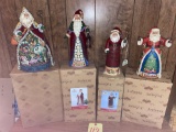 Jim Shore Santa Figurines w/ boxes