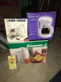 New in box juicer - coffee maker - mixer