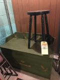 Child's toybox and stool