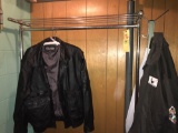 Clothes rack - hall tree - XL leather jacket