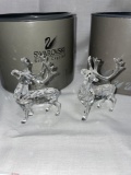 Swarovski Reindeer w/ boxes