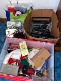 Radios, Stuffed Toys, grill light, game, towels, misc.