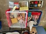 Christmas items, ornaments, figurines, misc.