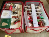2 bags of Christmas ornaments