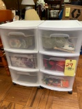 Two storage organizers - book hide a boxes - misc