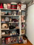 Contents on shelf incl. new gift items, glassware, decor items