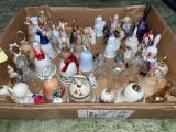 Assorted bells including Fenton, Lenox, Westmoreland, Hummel, Etc.