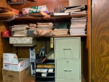 Two-drawer file - The Bell Tower Association magazines - laminator - stationary items