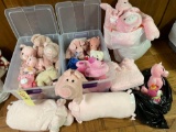 Stuffed pig collection