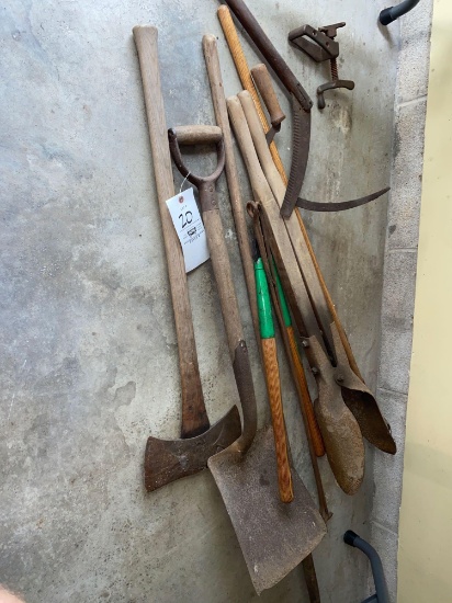 Yard tools - double axe -