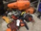 Assorted Chainsaws and Chainsaw Cases