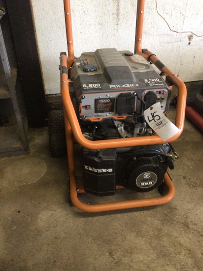 RIDGID GenSmart Generator 8500 watts, runs