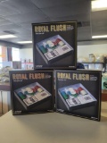 3 Royal Flush poker game sets