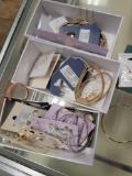 3 small boxes of assorted costume jewelry
