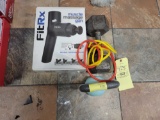 FitRX massage gun and exercise items