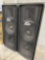 Peavey PV215 PA system speakers