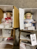 Pair of dolls Danbury mint