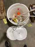 Wine making buckets and accessories