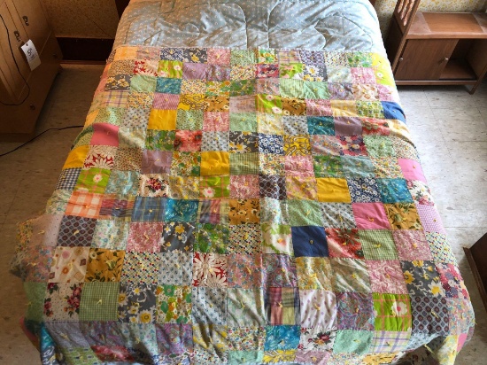 Patch Quilt Hand Stitched