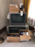 Toshiba DVD / VHS TV with Stand, DVDS, VHS