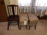 Chair, Two Sewing Cabinets