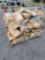Pallet of split firewood (hard wood)
