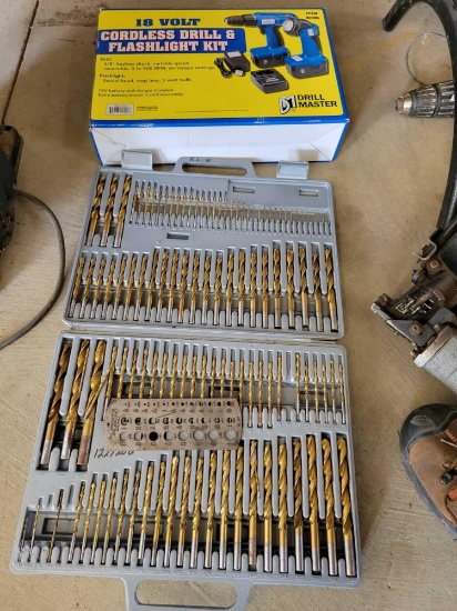 Bit set, 18v drill set