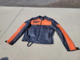Harley davidson leather jacket, size Large in like new condition
