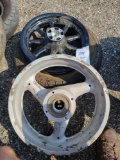 17 and 16 inch rims, unmounted tire