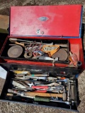 Tool box, tools, wrenches, plyers