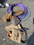 Air hose, tools belts