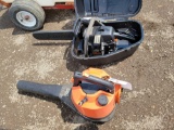 Blower and chainsaw