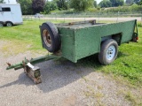 Trailer with spare tire