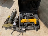 High speed grinder, dewalt cordless drill, kett pwr shear