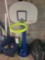 Little Tikes basketball hoop, tote of balls