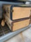 4 vintage suitcases