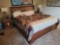 Amish made 4-piece cherry bedroom suite, with king size Sleepnumber mattress and box spring