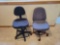 Pair of office chairs