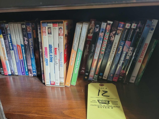 Group of assorted DVDs